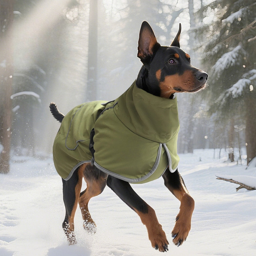Ozzie - Fleece Lined Outdoor Winter Dog Jacket