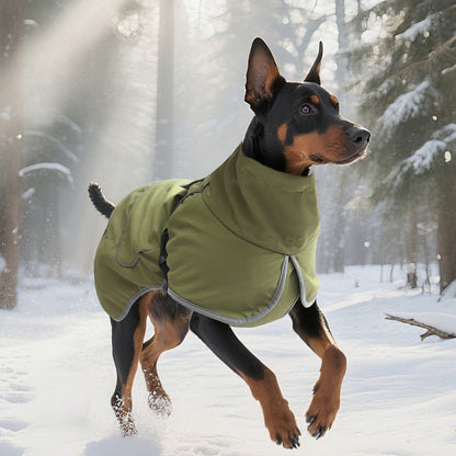 Ozzie - Fleece Lined Outdoor Winter Dog Jacket