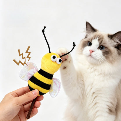 Moo - Insect Shape Plush Crinkle Cat Toy