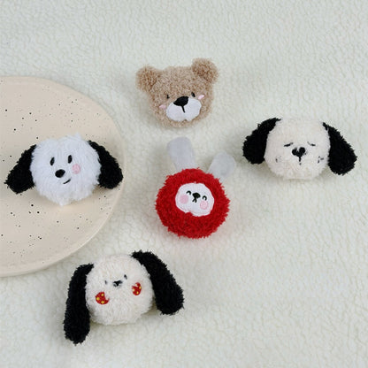 Petkin - Animal Face Elastic Squeaky Dog Ball Toy