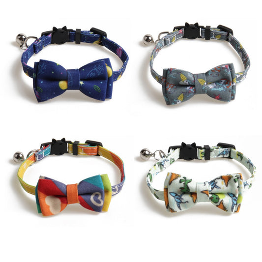 Mokka - Cute Pattern Bowknot Cat Collar