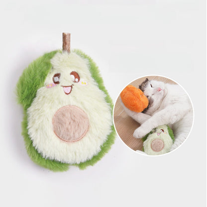 Moo - Fruit Cat Toy with Chew Stick