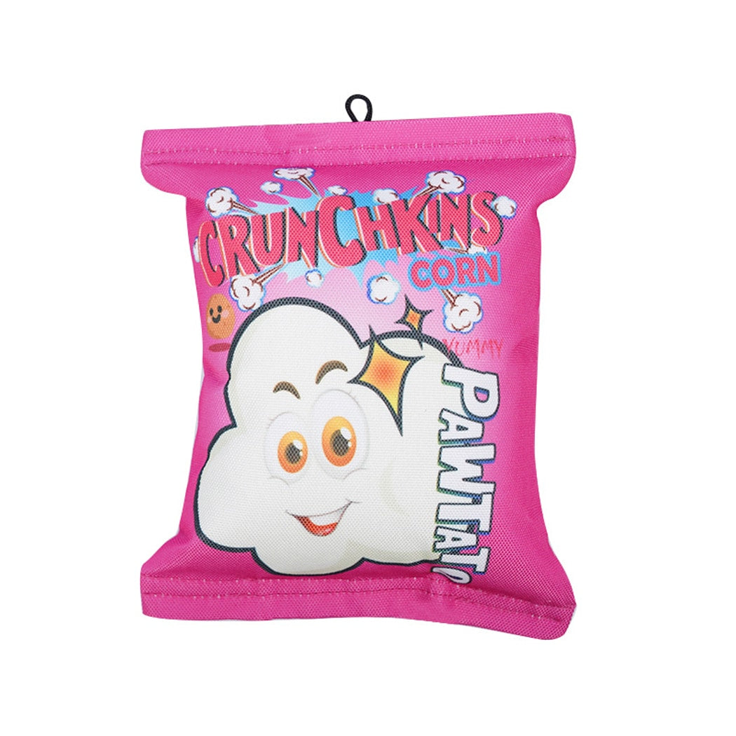 Petkin - Chips Shape Interactive Squeaky Crinkle Dog Toy