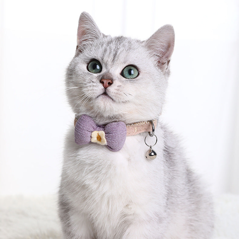 Mokka - Adjustable Cat Collar Bowtie