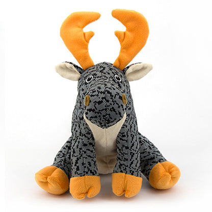 Petkin – Tough Plush Animal Dog Toy with Squeaker