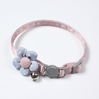 Mokka - Princess Style Flower Cat Collar with Bell