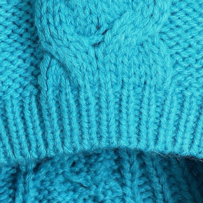Ozzie - Ruffle Hem Pet Sweater Dress
