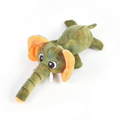Petkin - Colorful Elephant Squeaky Dog Toy