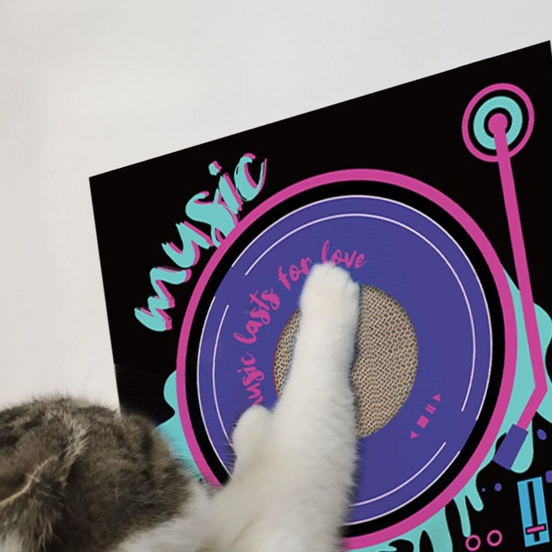 Moo - Turntable Cat Scratching Board