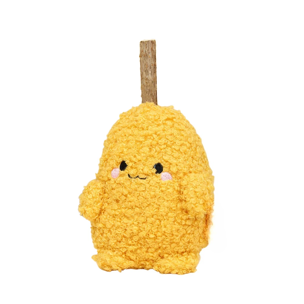 Moo - Smiling-Face Pattern Food-Shaped Cat Toy