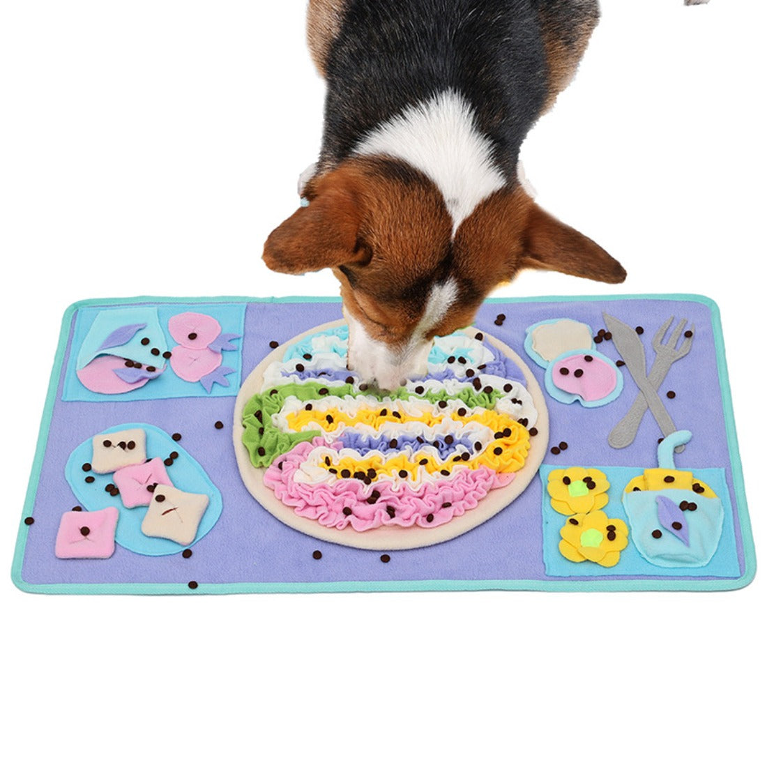 Snuffy - Pizza-Shaped Pet Snuffle Mat