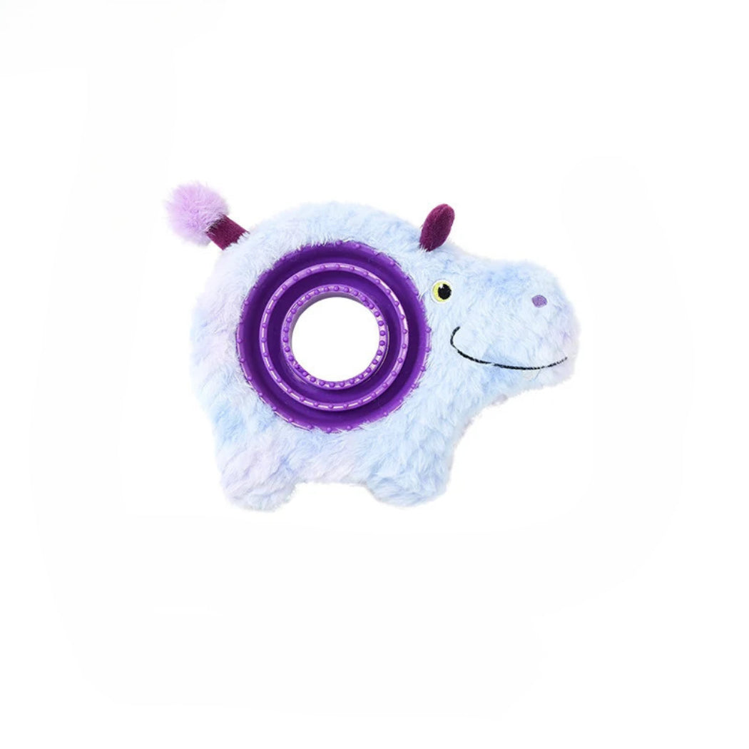 Petkin - Animal-Shaped Circular Insert plush dog toy