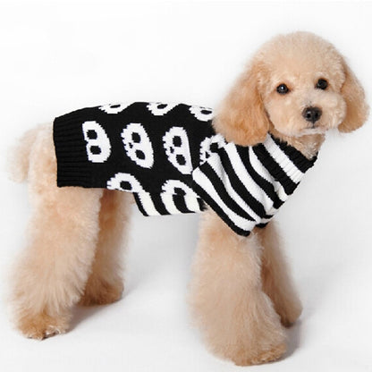Halloweek - Halloween Skull Print Dog Costume Sweater