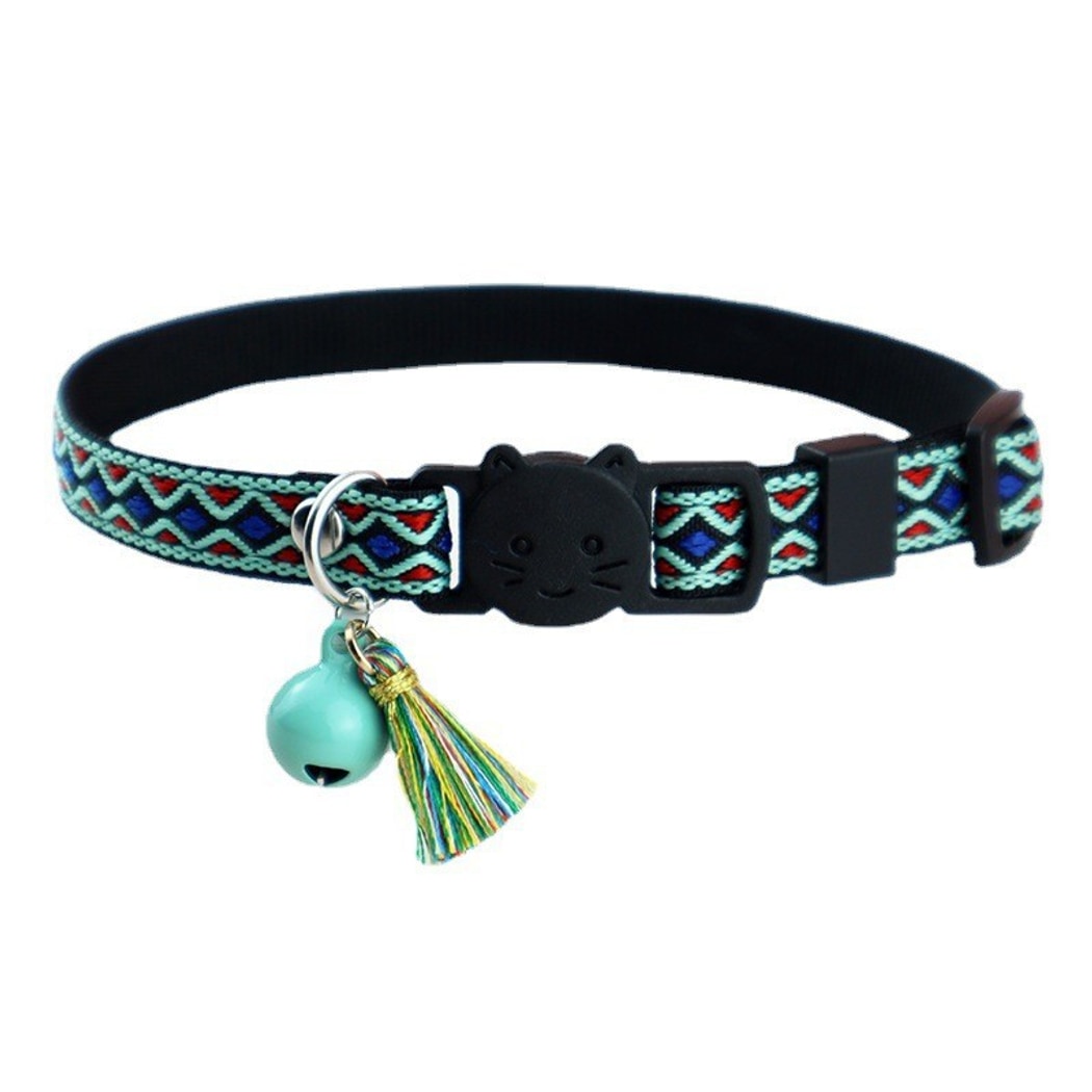 Mokka - Vintage Geometric Patterns Cat Collar