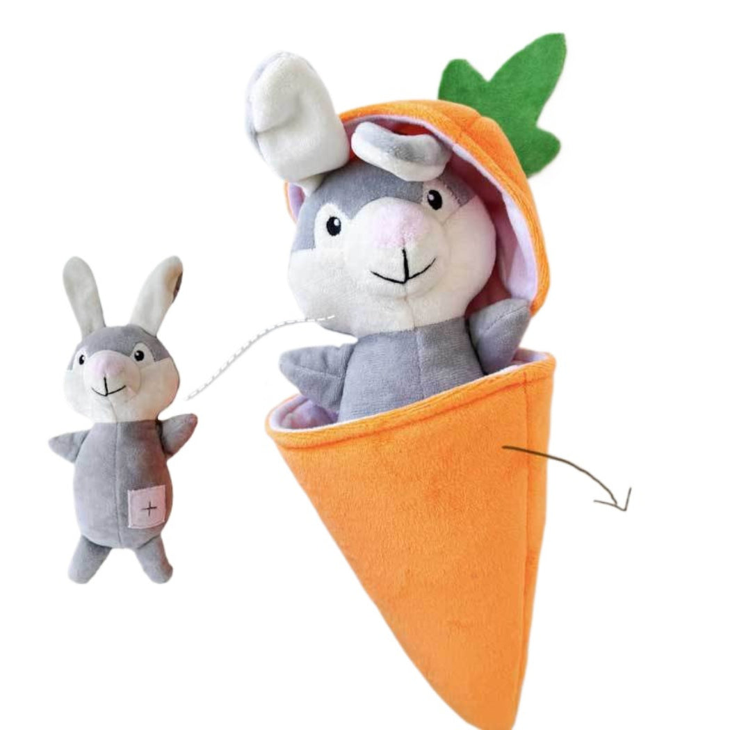 Petkin - Animal-in-Food Plush dog toy