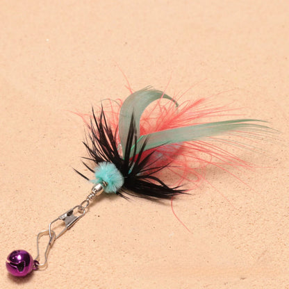 MOO Feather Bug Cat Teaser Refill Set