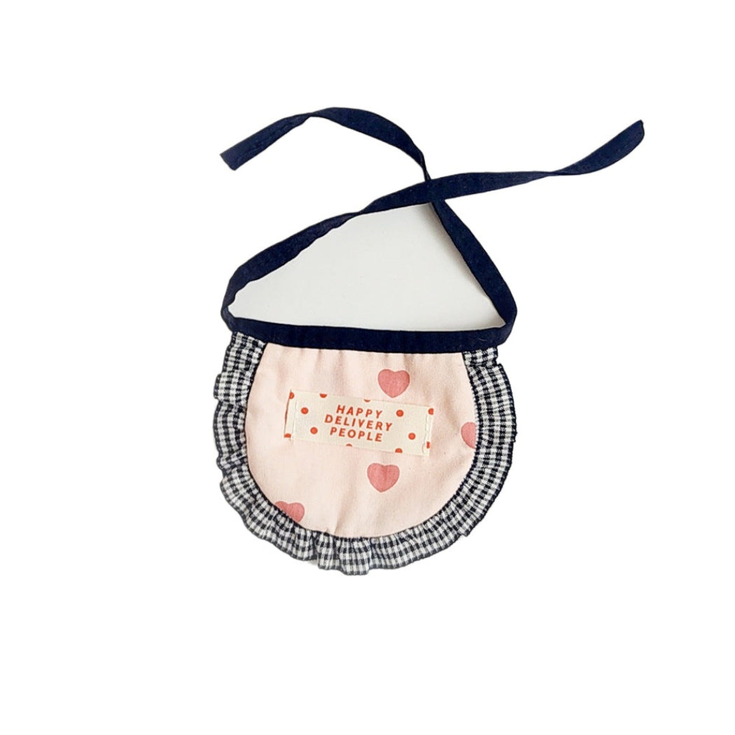 Mokka - Sweet Tie Back Pet Bib