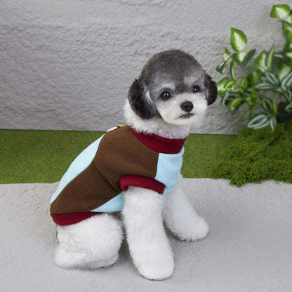 Ozzie - Color Block Two-Leg Fleece Dog Vest