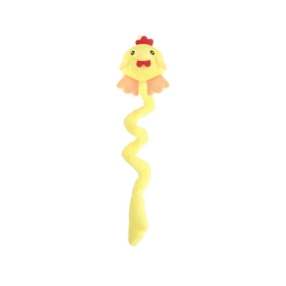 Moo - Character Head and Wavy Tail Plush Cat Toy
