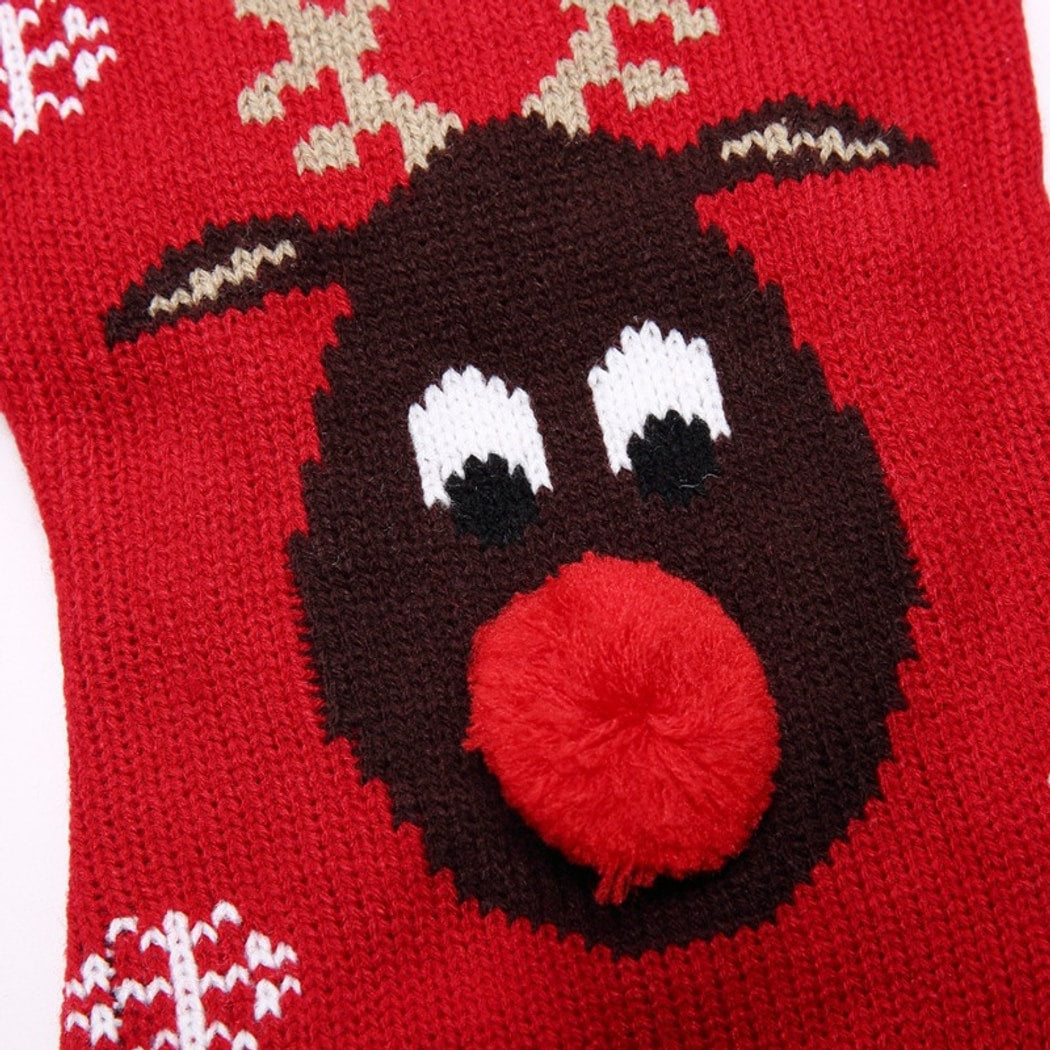 Christmoo - Festive Red Nose Reindeer Christmas Dog Sweater