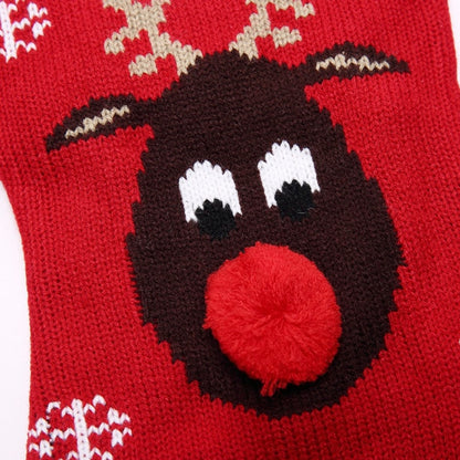 Christmoo - Festive Red Nose Reindeer Christmas Dog Sweater