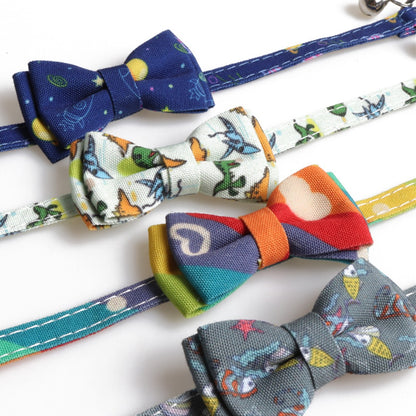 Mokka - Cute Pattern Bowknot Cat Collar
