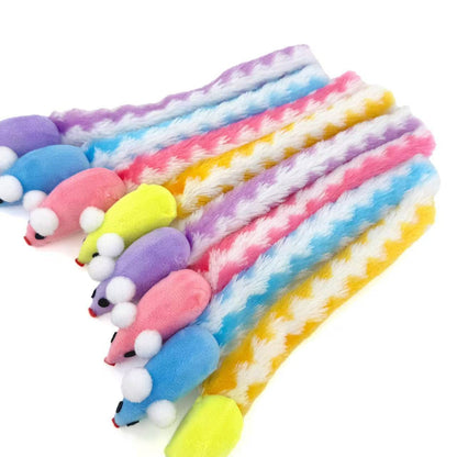 Moo - Rainbow Tail Mouse Cat Toy