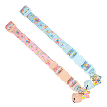 Mokka - Butterfly Print Breakaway Cat Collar