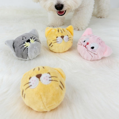 Petkin - Cute Animal Plush Ball Dog Toy