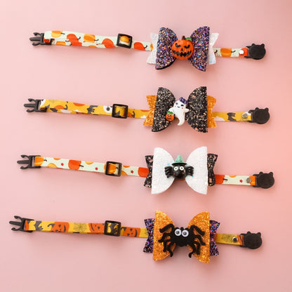 Halloweek - Cartoon Halloween Pumpkin Ghost Spider Collar