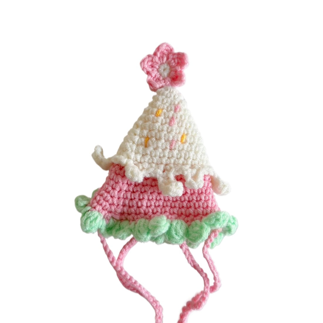 Ozzie - Crochet Party Hat for Pets