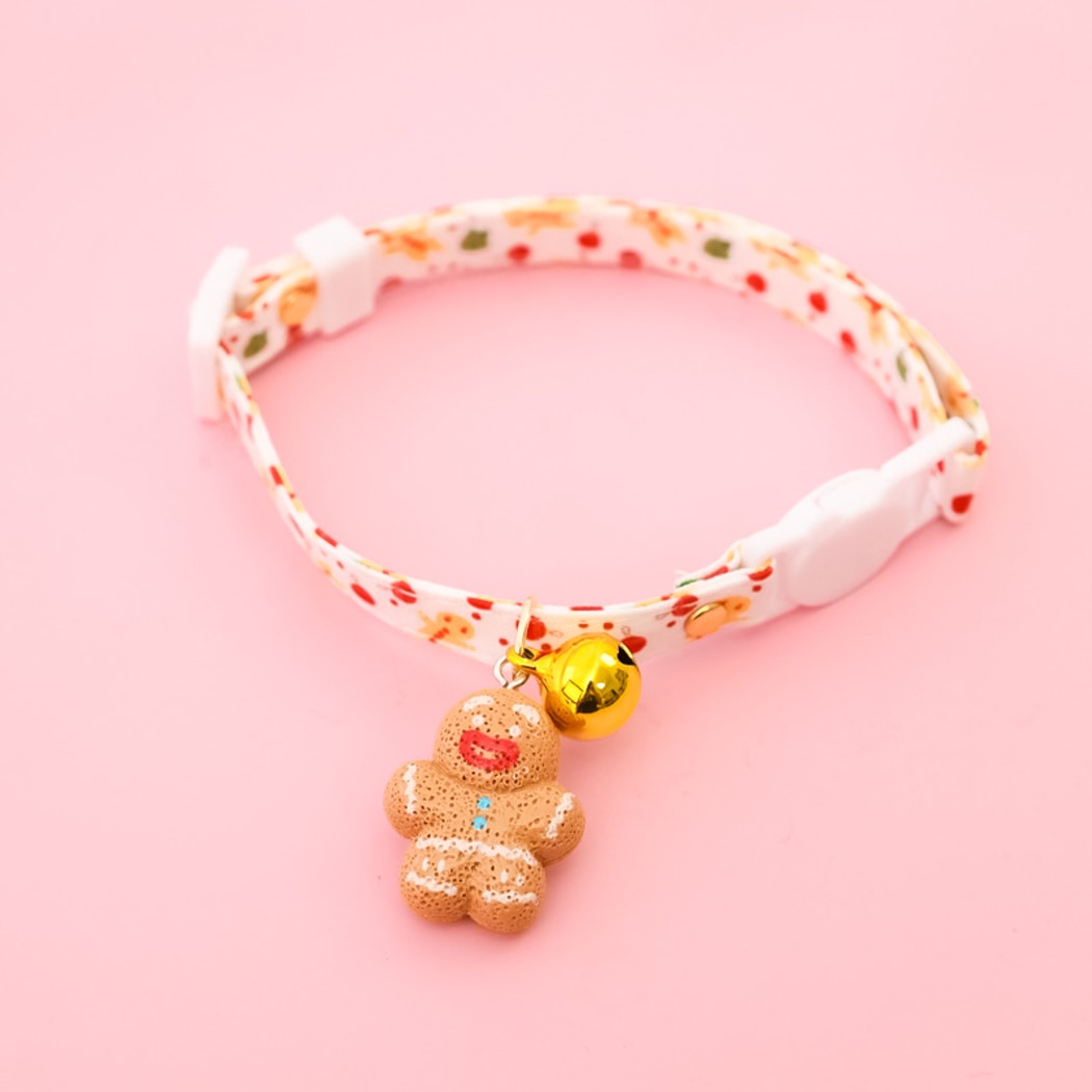 Christmoo - Christmas Cat Collar with Bell Bow Collar