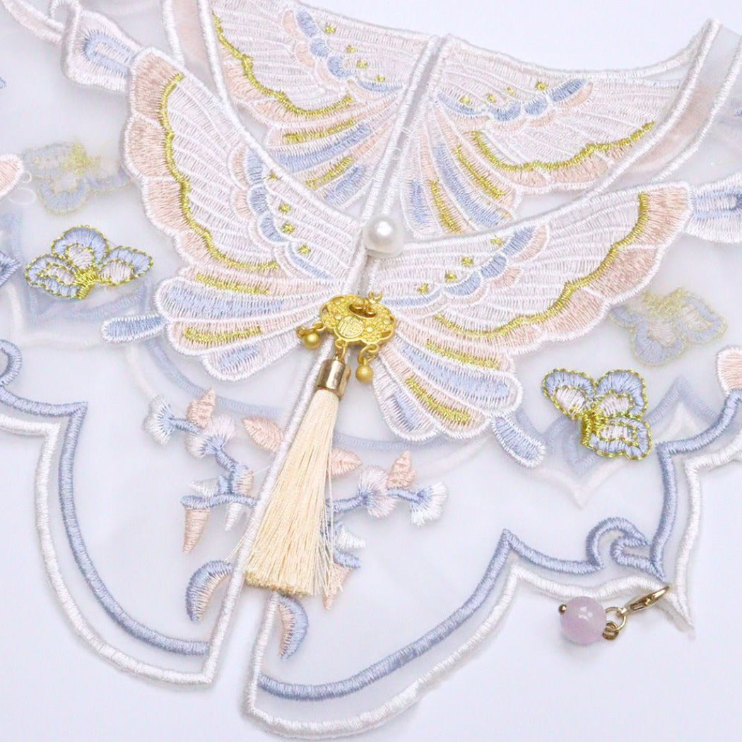 Mokka – Butterfly Embroidered Cat Collar