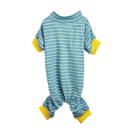 Ozzie - Striped Full-Body Pet Pajama