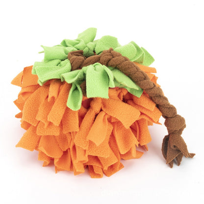 Snuffy - Pumpkin Pet Snuffle Ball