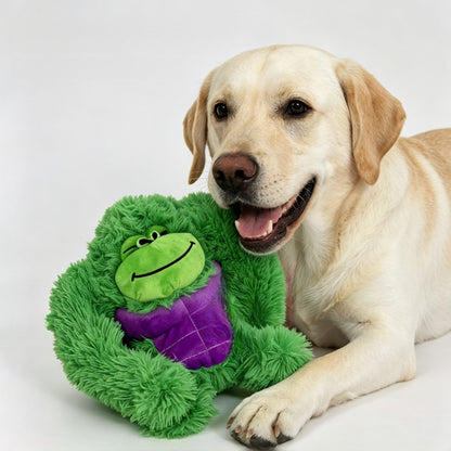 Petkin - Plush Gorilla Shaped Dog Squeaky Toy