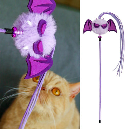 Petkin - Purple Bat Cat Teaser Wand