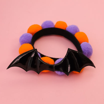 Halloweek - Halloween Cat Collar with Cartoon Motifs