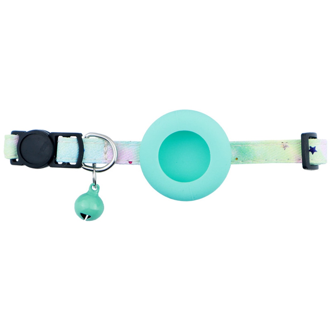 Mokka - Floral Airtag Holder Safety Buckle Cat Collar
