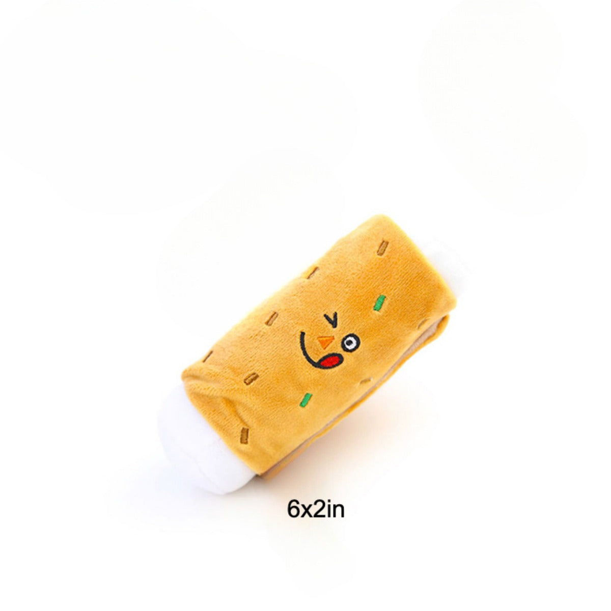 Petkin - Fun Plush Food Dog Toy