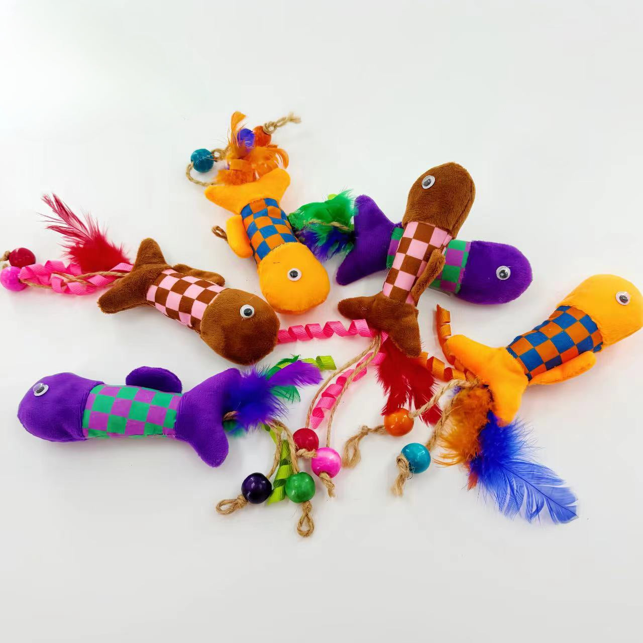 Moo - Colorful Fish Cat Toy