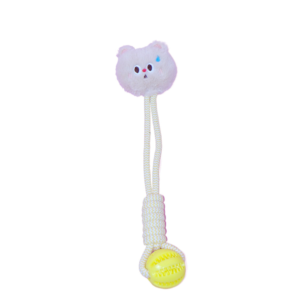 Petkin - Animal Rope Ball Pet Toy