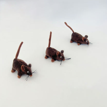 Moo - Brown Mouse Cat Toy