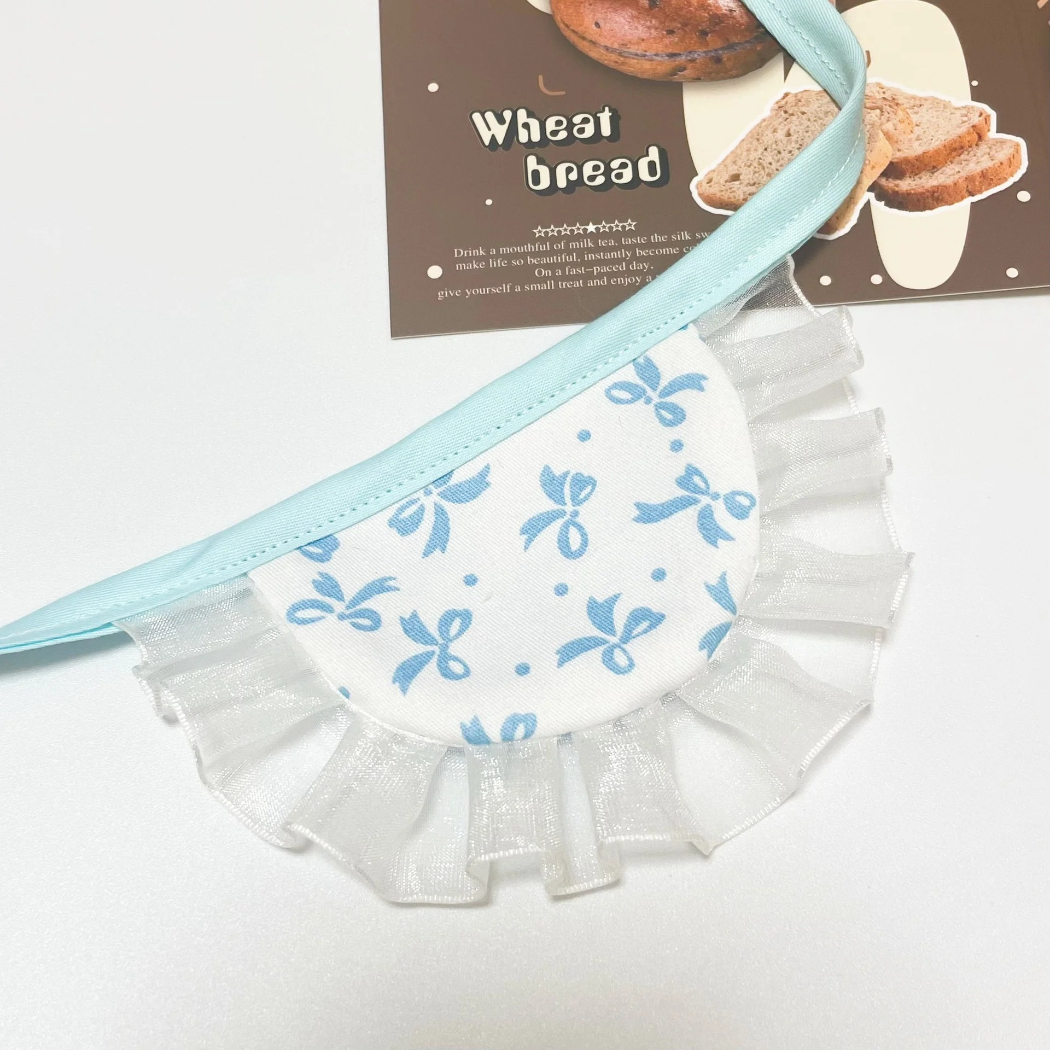 Mokka - Floral Ruffle Pet Bandana