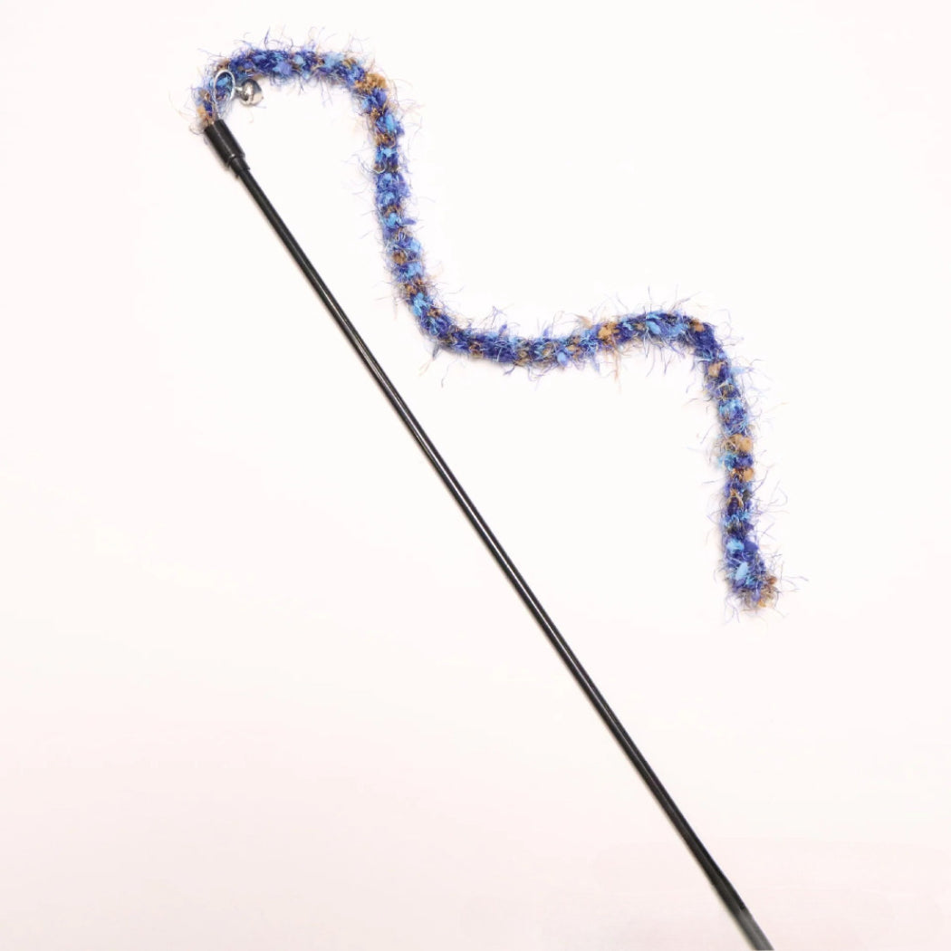 Moo - Colorful Fuzzy String Cat Teaser Wand
