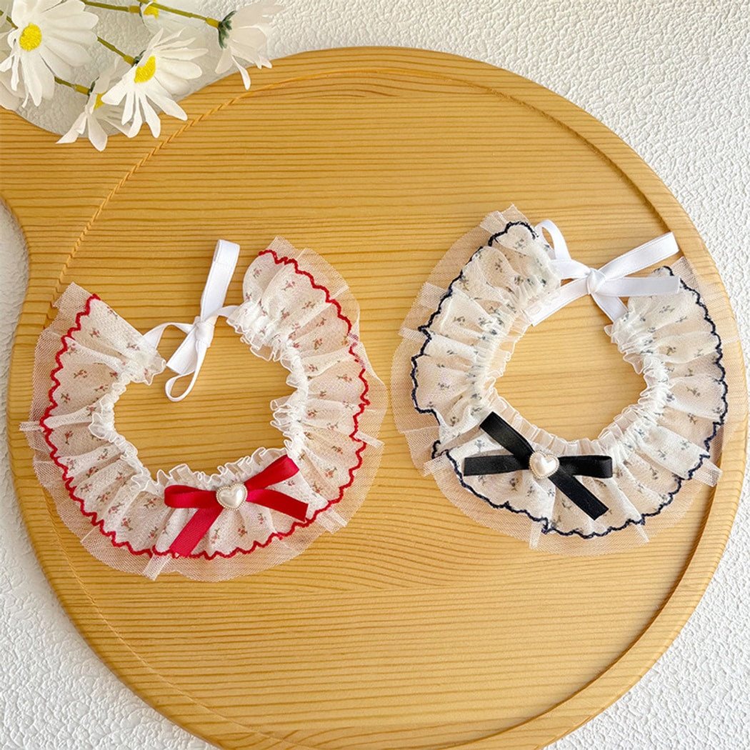 Mokka - Decorative Tiny Floral Cat Collar