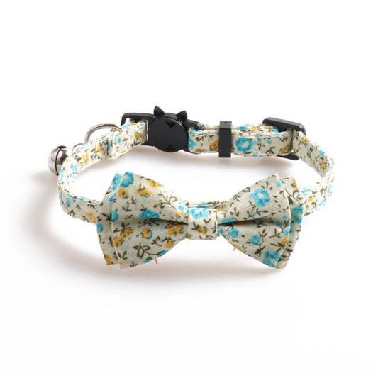 Mokka - Floral Pattern Country Pet Collar