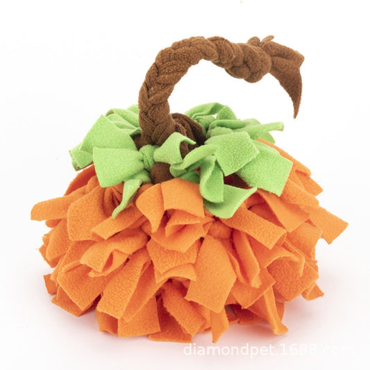 Snuffy - Pumpkin Pet Snuffle Ball