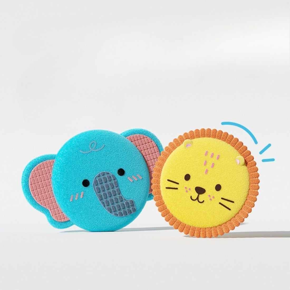 Petkin Animal Plush Flying Disc dog toy in bright colors on white background