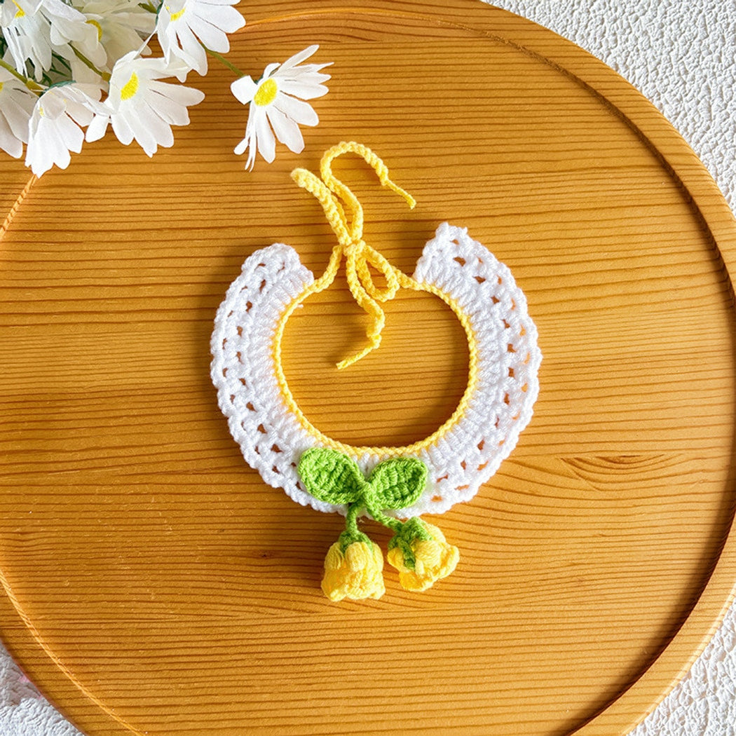Mokka - Princess Style Flower decorated Pet Collar